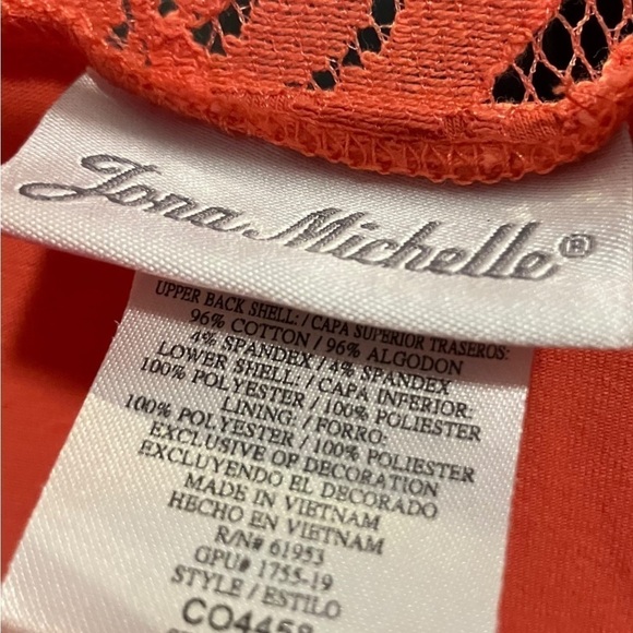 Jona Michelle Multicolored Lacy Special Occasion Dress Size 8 - Picture 3 of 9